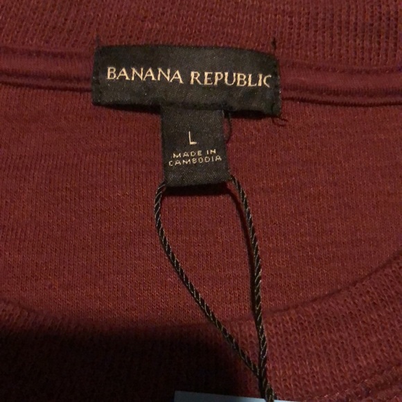 BRAND NEW BANANA REPUBLIC  MENS CREW KNIT SWEATER SIZE LARGE! NWT! - Picture 6 of 8